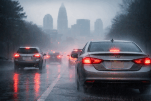 Why Rear-End Collisions Spike in Charlotte When Temperatures Drop