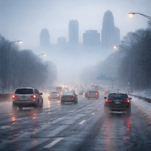 Why Morning Commutes Lead to More Crashes in Charlotte’s Winter Months