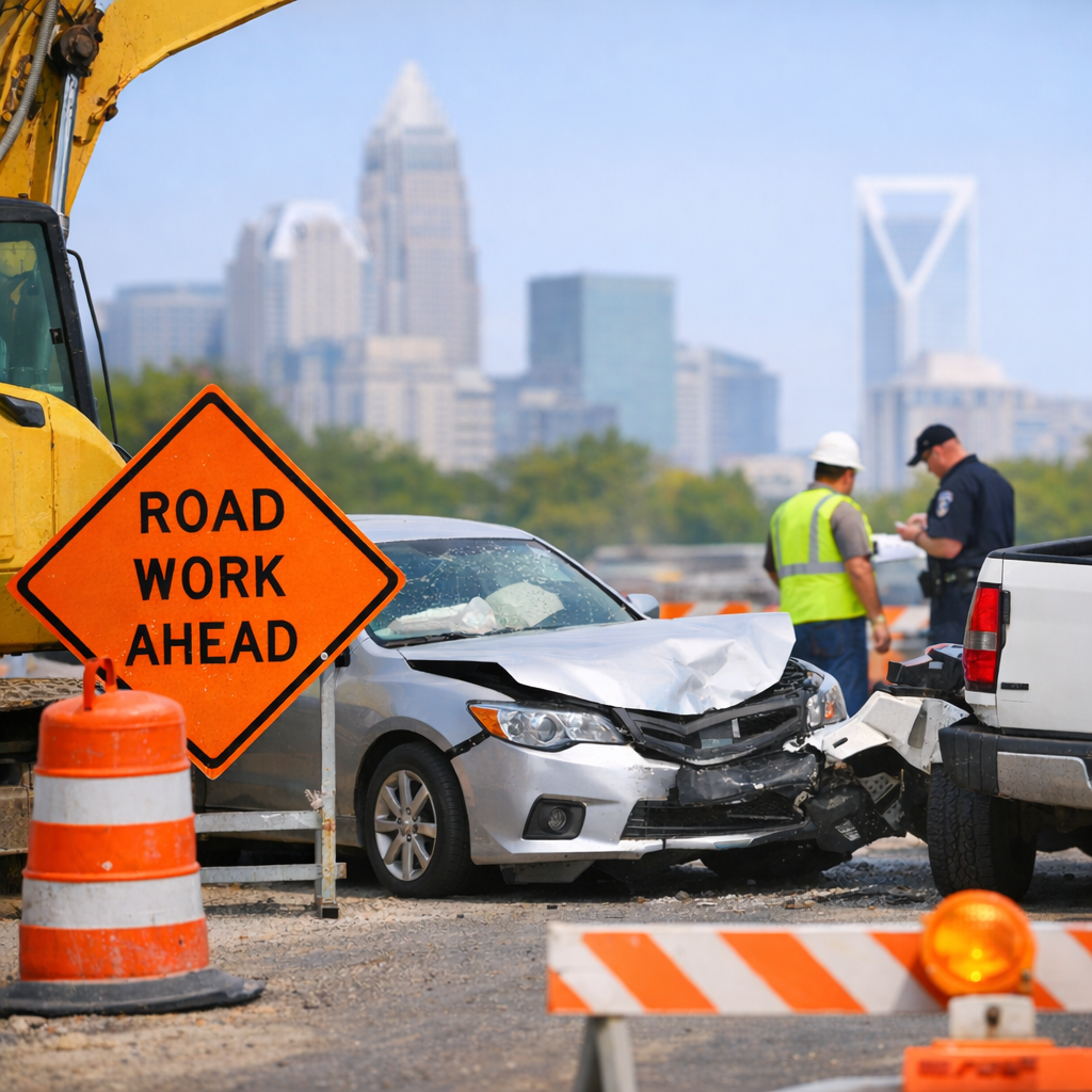 What Happens If You’re Hurt in a Spring Construction Zone Accident in Charlotte, NC?