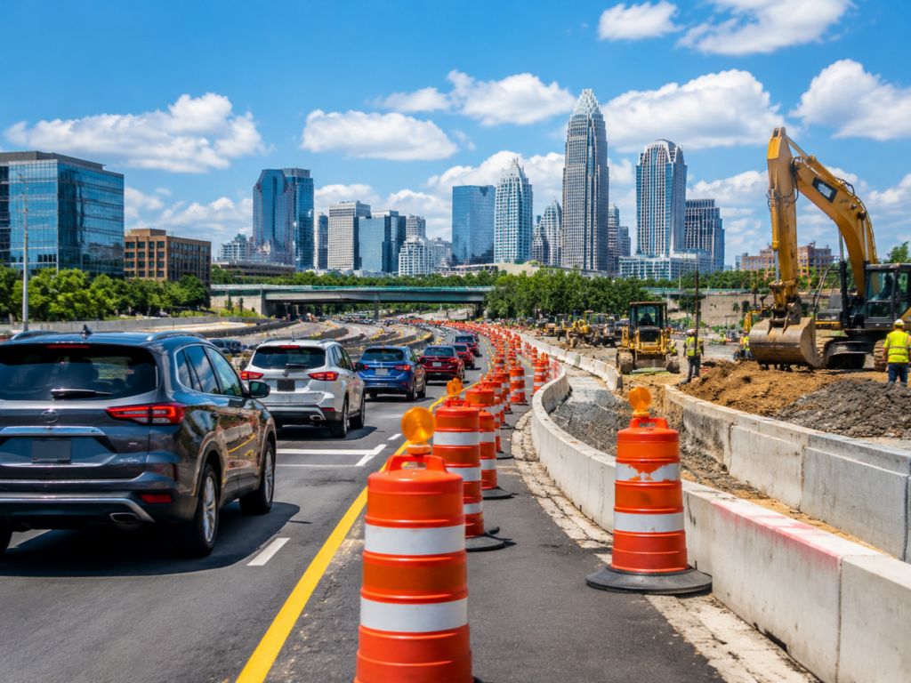 Summer Construction Zone Accidents in Charlotte: What Injured Drivers Should Know