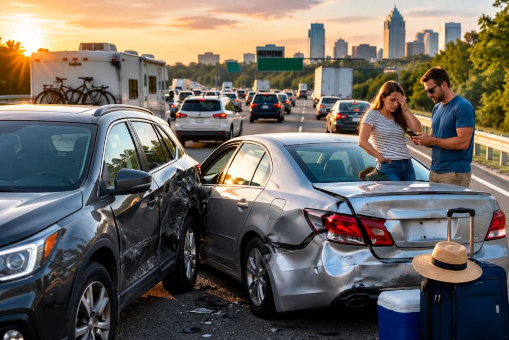 Vacation Traffic and Interstate Car Accidents in Charlotte: Why Summer Claims Get Complicated
