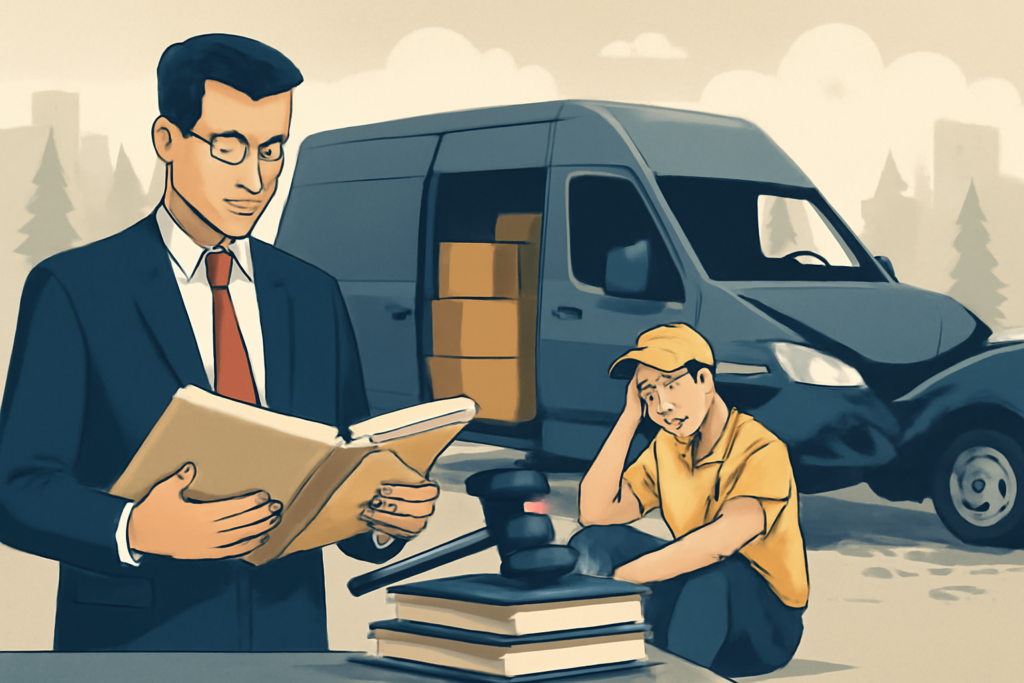 Charlotte August Delivery Truck Crash Risks