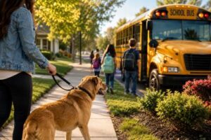 Charlotte Dog Bites Near Walks and Bus Stops