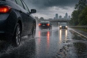 Heavy August Rainstorm Car Accidents in North Carolina