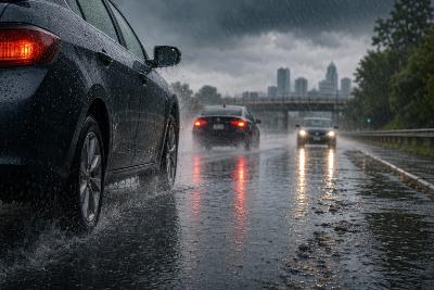 Heavy August Rainstorm Car Accidents in North Carolina
